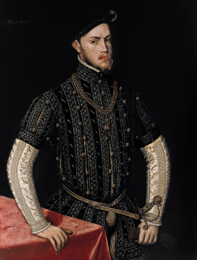 Portrait of Philip II by Anthonis Mor